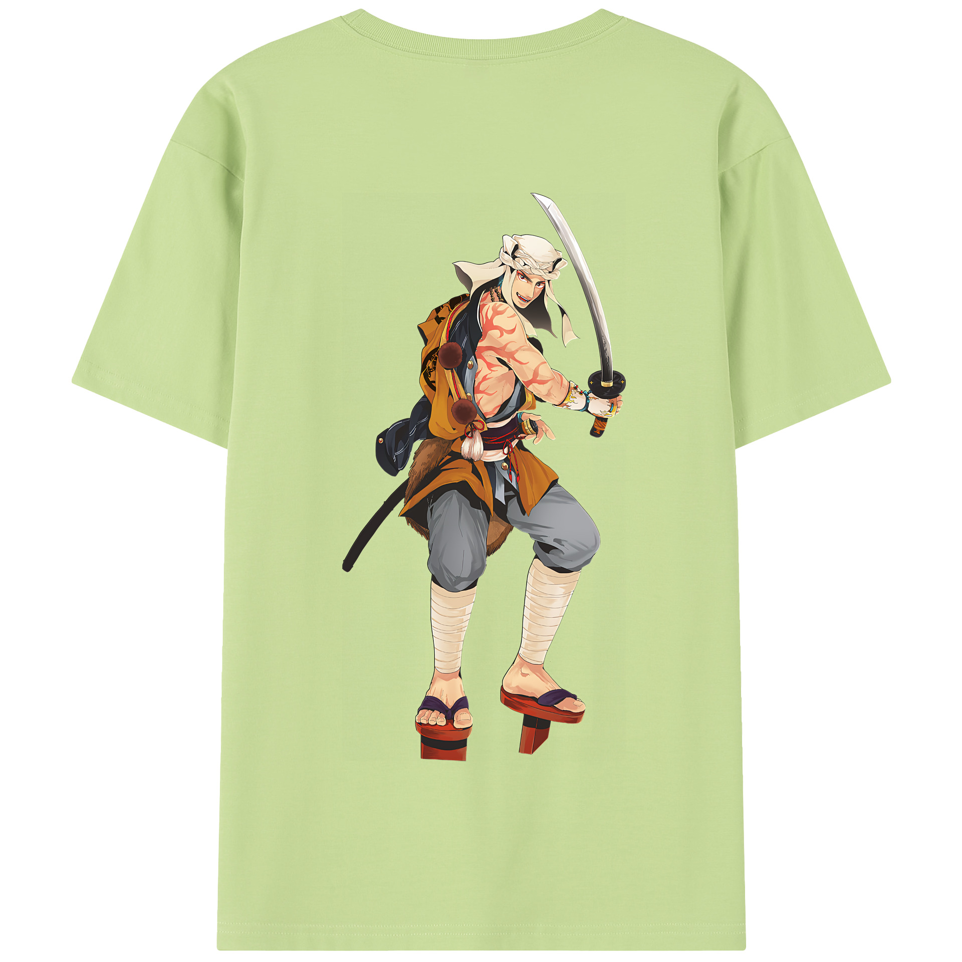 （画像用） 刀剣乱舞 Touken Ranbu 綿100％半袖Tシャツ（背面プリント）
